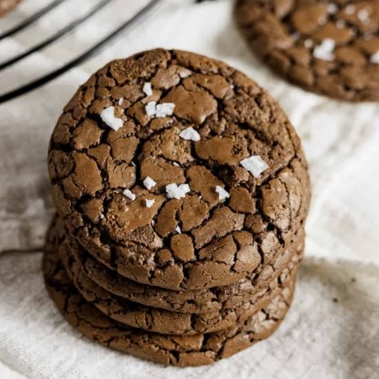 Brownie Crinkle Cookies