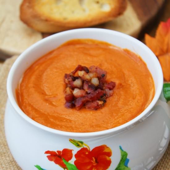 Roasted Cauliflower & Pepper Soup