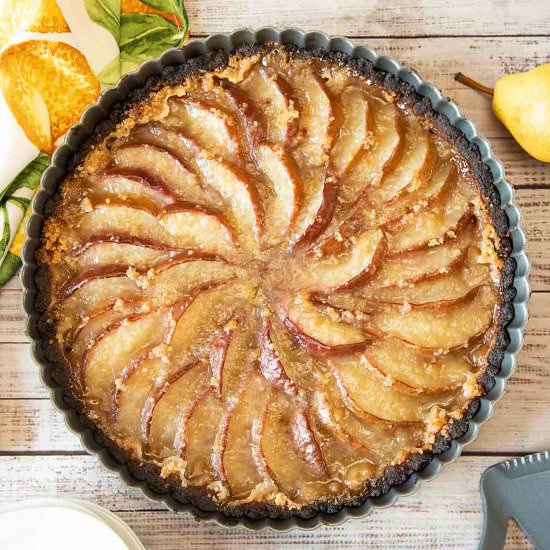 Easy French Pear Tart