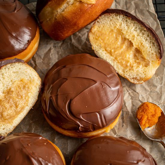 Boston pumpkin cream donuts
