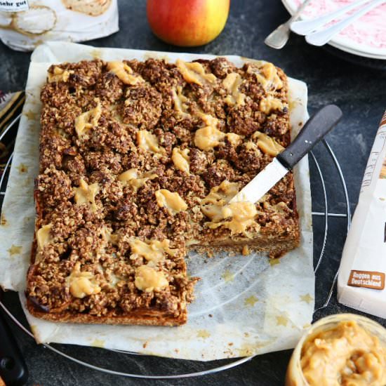 Rye Apple Crumble Bars
