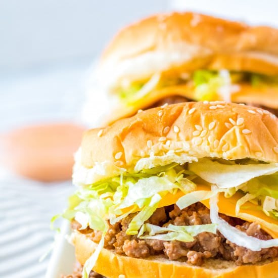 Big Mac Sloppy Joes