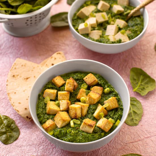 Vegan Palak Paneer