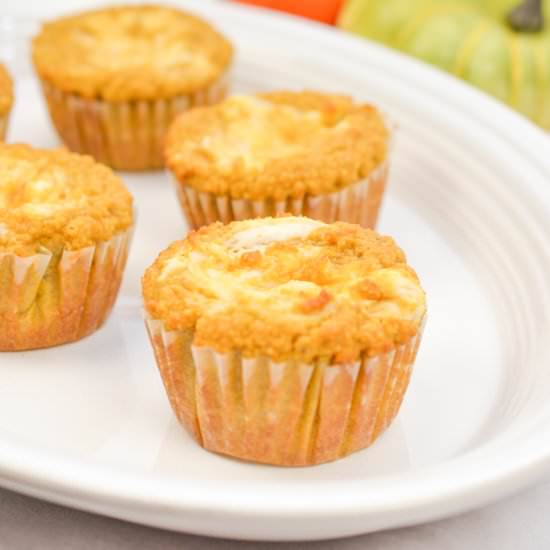 PUMPKIN CREAM CHEESE SWIRL MUFFINS