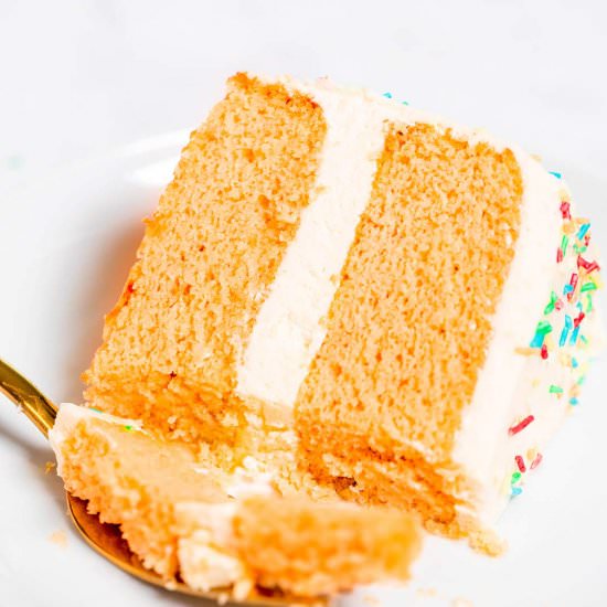 Keto Vanilla Cake