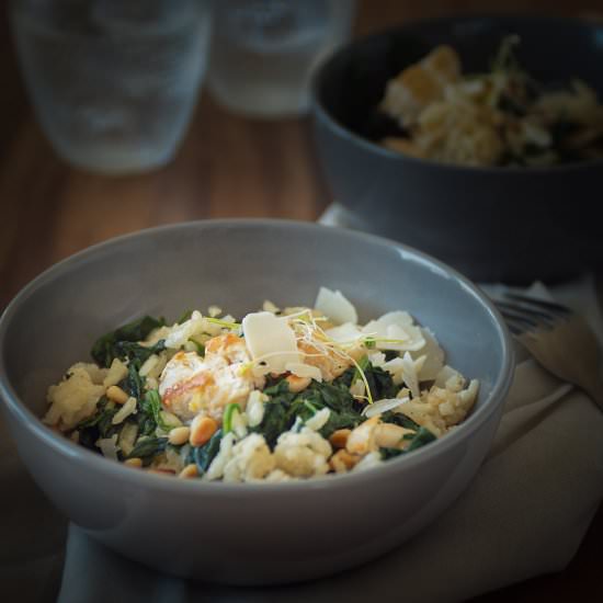 Chicken and Spinach Risotto