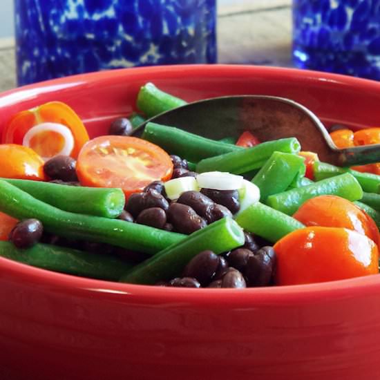 Black Bean Salad with Tomatoes …