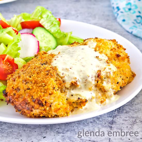 Air Fryer Chicken Cordon Bleu