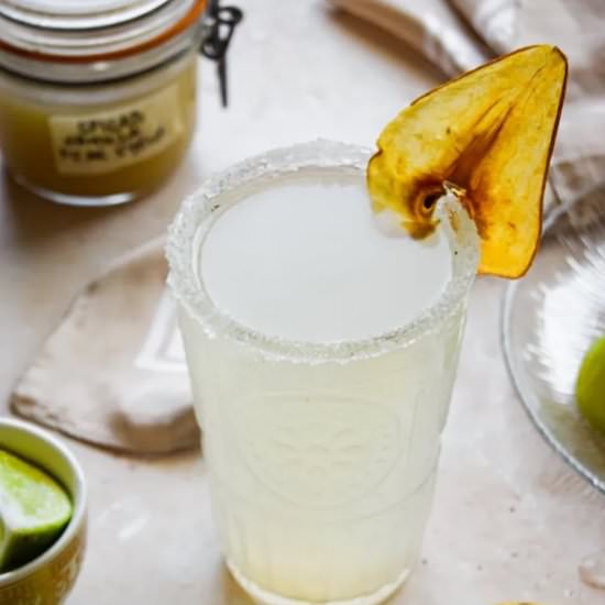 Pear vanilla fizz