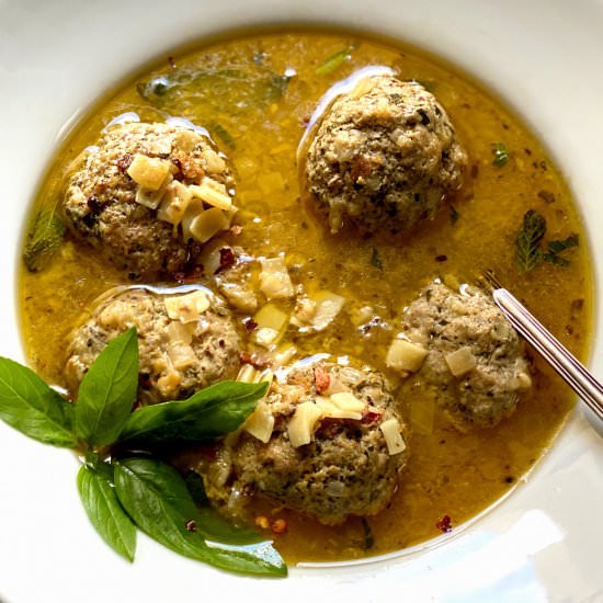 Hearty Meatball Soup
