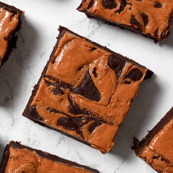 Vegan Peanut Butter Brownies