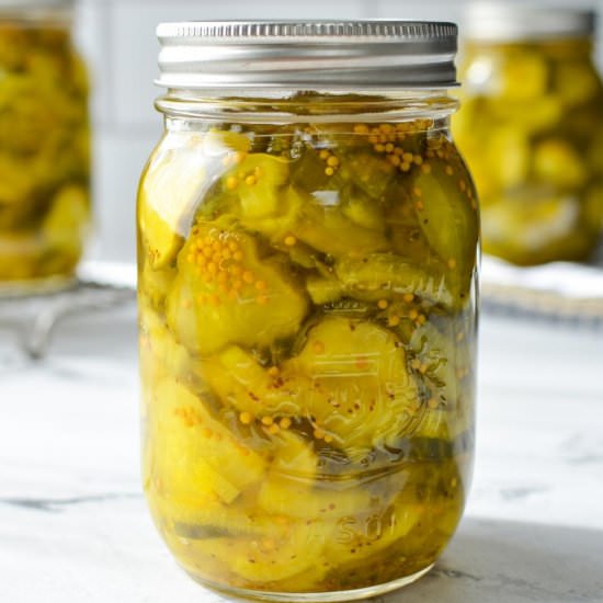 Canning Bread and Butter Pickles