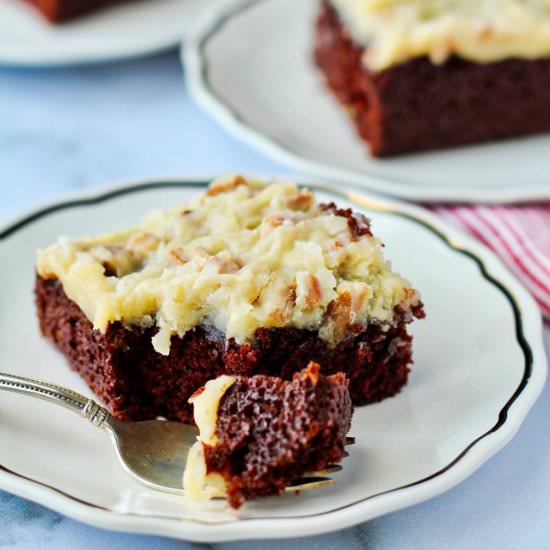 Tiny Texas Sheet Cake