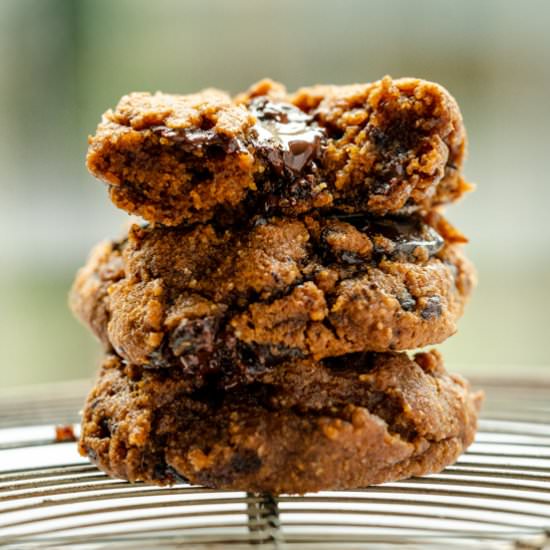 Pumpkin Cookies w/ Chocolate Chips
