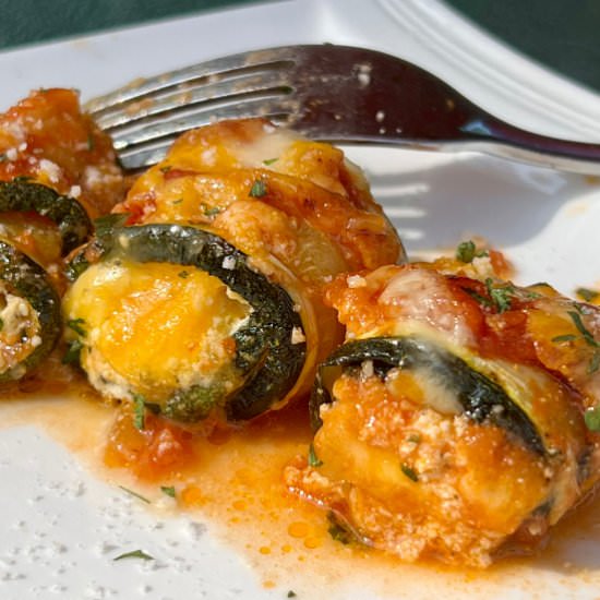 Best Baked Zucchini Ricotta Rollups