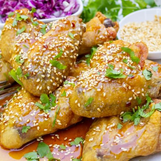 Oven Baked Chicken Wings (Crispy)