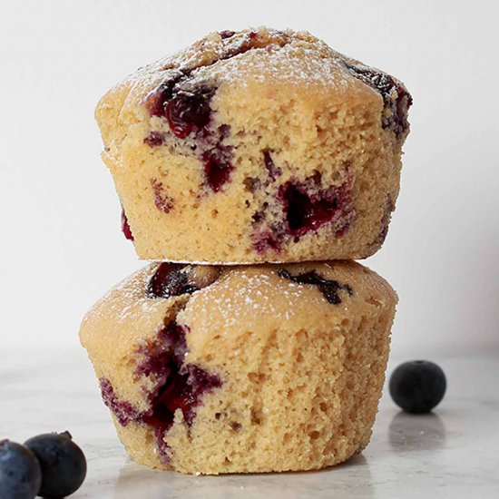 Vegan Blueberry Muffins