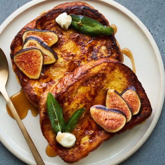 Pumpkin Brioche French Toast
