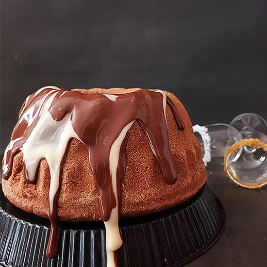 Double Chocolate Red Wine Bundt Cak