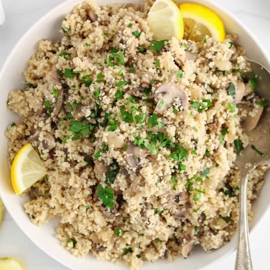 Mushroom Couscous