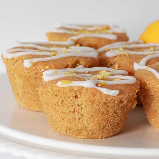 Vegan Gluten Free Lemon Muffins