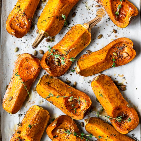Honeynut Squash with Brown Butter