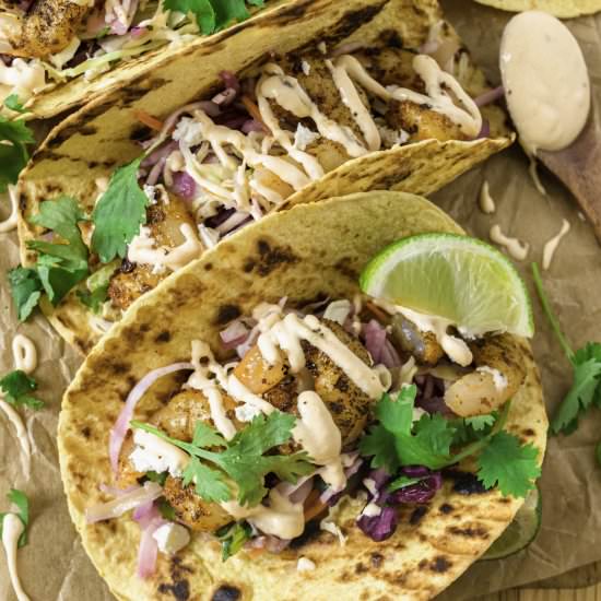 Grilled Shrimp Tacos