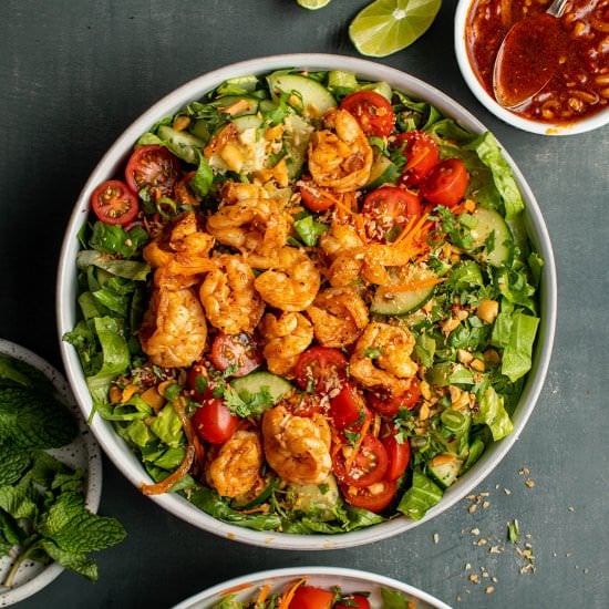 Thai chili shrimp salad