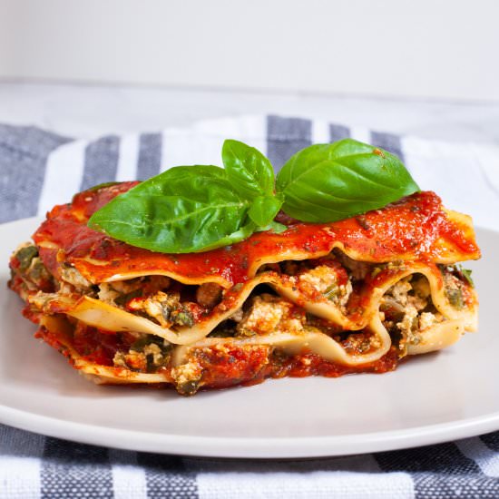 Vegan Spinach Lasagna