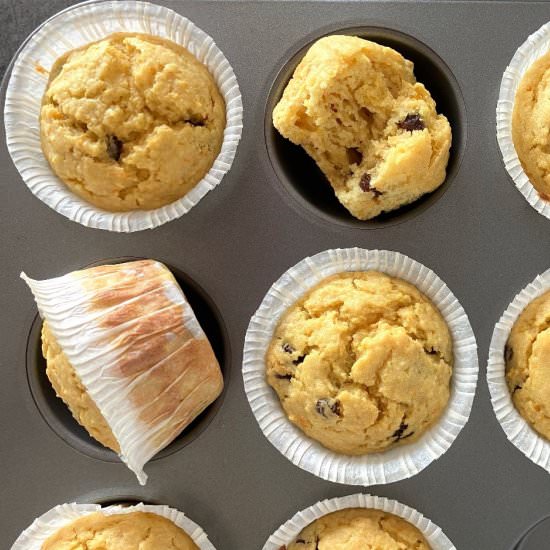Whole Orange & Raisin Spelt Muffins