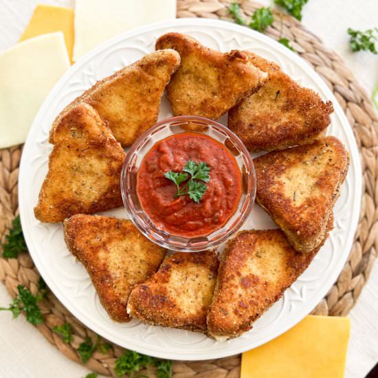 Crispy Grilled Cheese Sandwiches