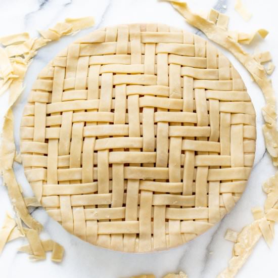 Herringbone Lattice Pie Crust