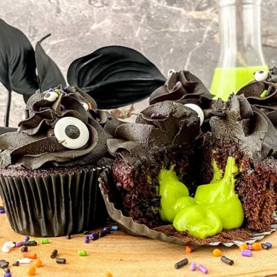 Slime Cupcakes