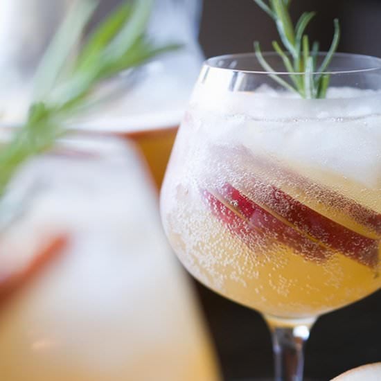 Sparkling Pear + Kumquat Sangria