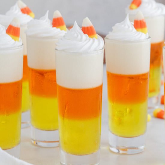 Candy Corn Jello Shots