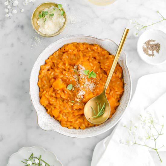 Roasted Butternut Squash Risotto
