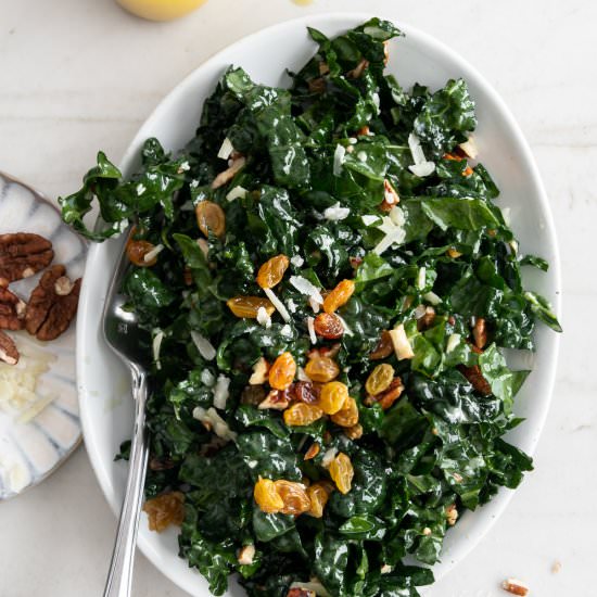 warm kale salad