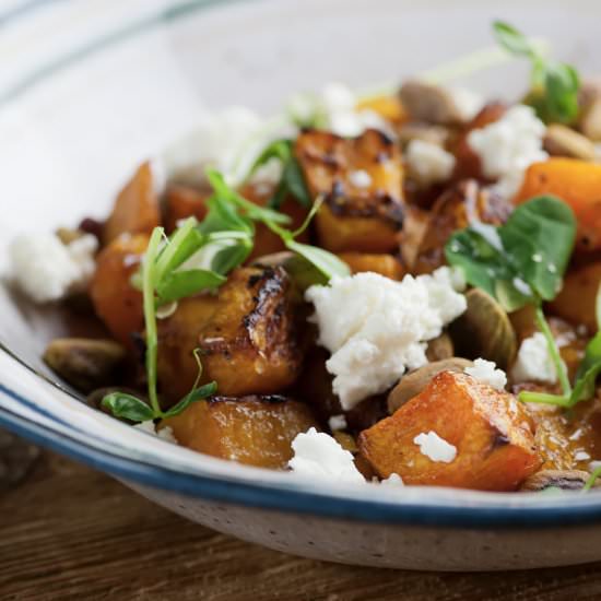 Roasted Feta Butternut Squash