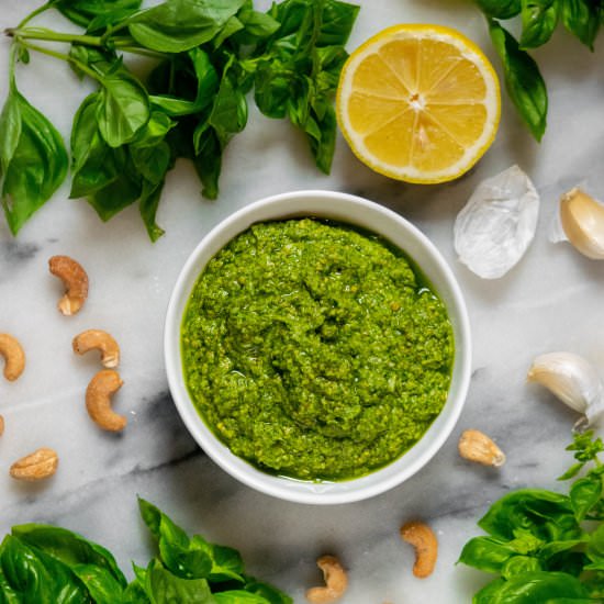Cashew Basil Pesto