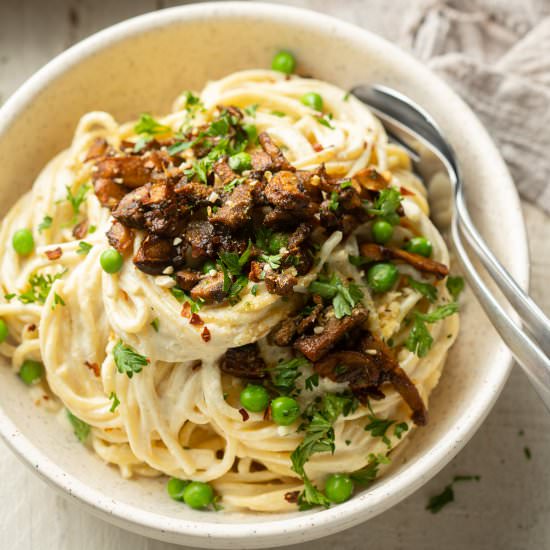 Vegan Spaghetti Carbonara