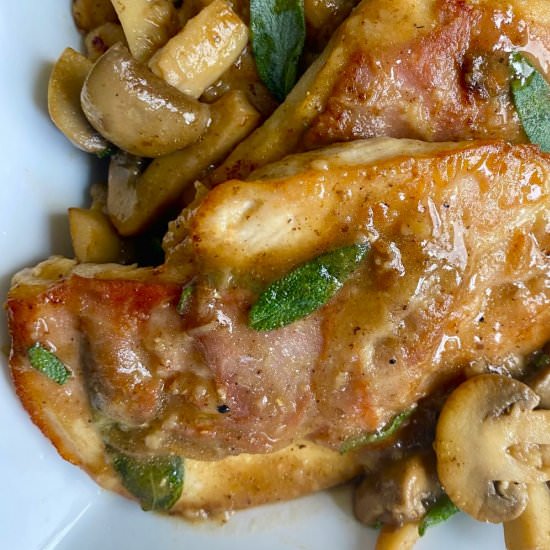 Chicken with Prosciutto and Sage