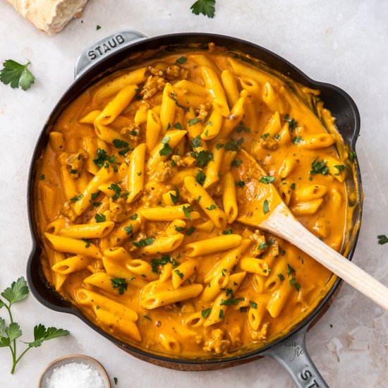 Creamy Pumpkin Pasta