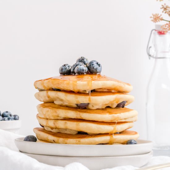 Gluten Free Blueberry Pancakes