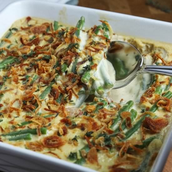 Vegan Green Bean Casserole