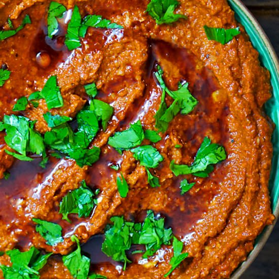 Muhammara (Roasted Red Pepper Dip)