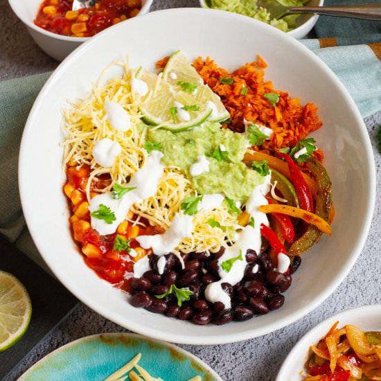 Mexican Sweet Potato “Rice” Bowl