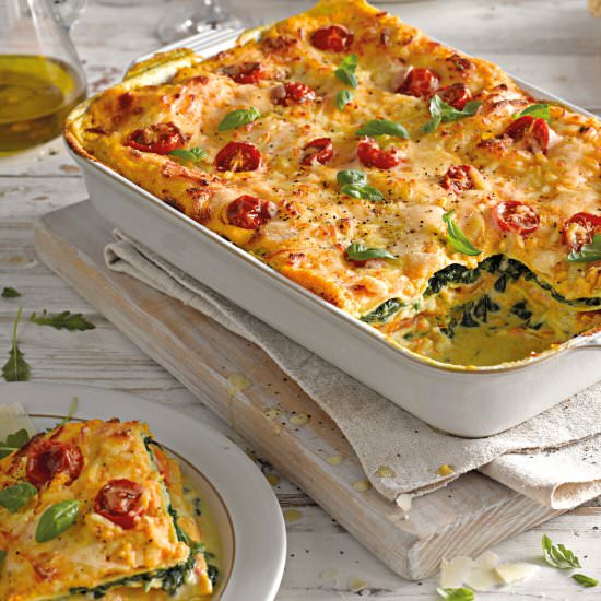Spinach & Butternut Squash Lasagne