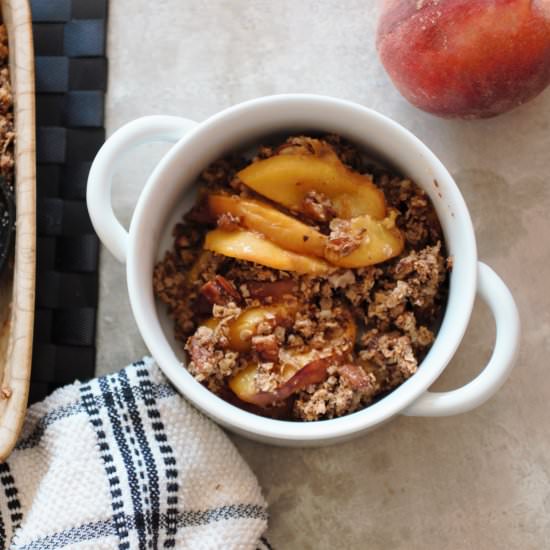 Healthy Peach Crisp Recipe