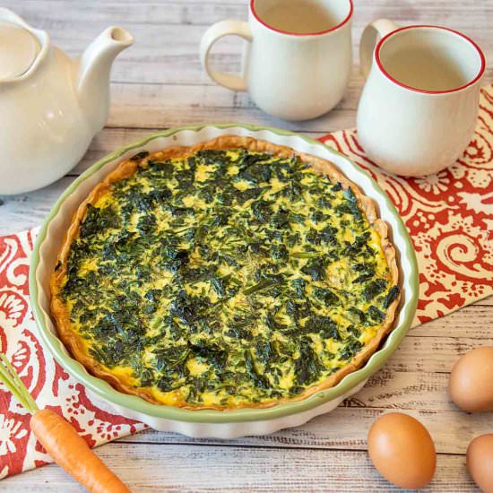 Spinach Feta Quiche