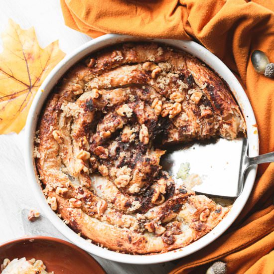 Ruffled Phyllo Pumpkin Cake